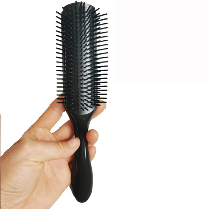 9-rijen ontklittende borstel voor steil en krullend haar – CURLEASE FLEX - Glamorix