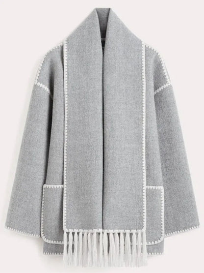 CELIA - Oversized stijlvolle warme sjaaljas voor dames