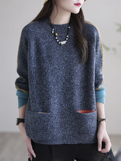 TRENDRELAX - Trendbewuste Oversized Pullover met Zakken