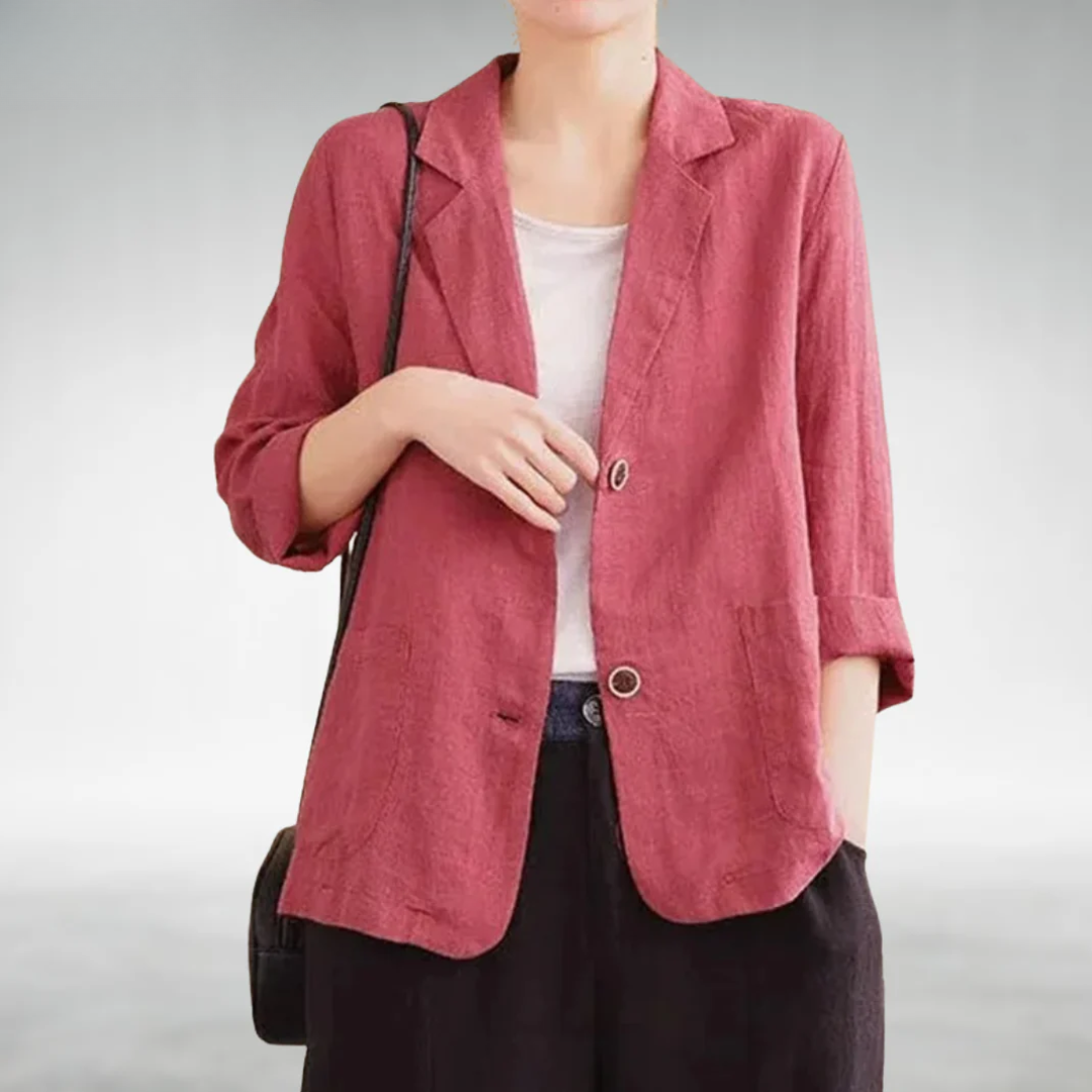 Imelda - Losvallend dames colbert met casual snit - Glamorix