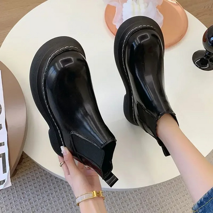 ELLA - Dames Chelsea boots met ronde neus en gemakkelijk aan te trekken