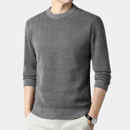 Casual herentrui met getailleerde pasvorm en moderne look – RENZOR - Glamorix