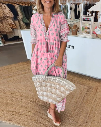 ZenyaFlair – Bohemian laagjesjurk met luchtige charme en vrije spirit