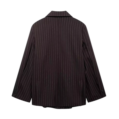LYRA - Chique oversized blazer met stijlvolle strepen