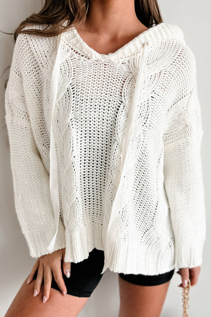 HOODTEXTURE - Moderne Pullover met Capuchon en Gestructureerd Patroon