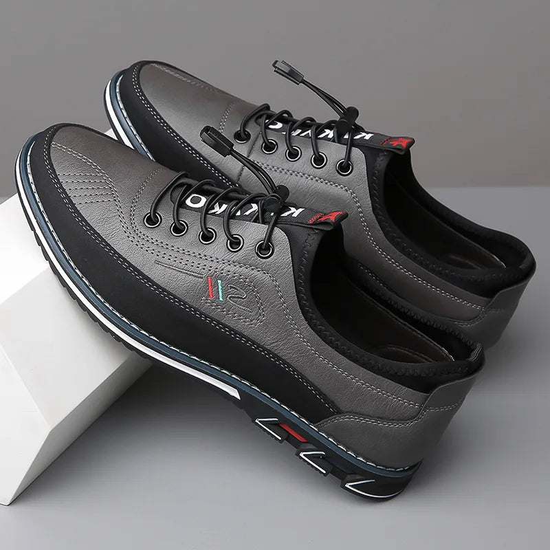 Handgemaakte leren herenschoenen met klassieke afwerking – ValdenCraft Oxford - Glamorix