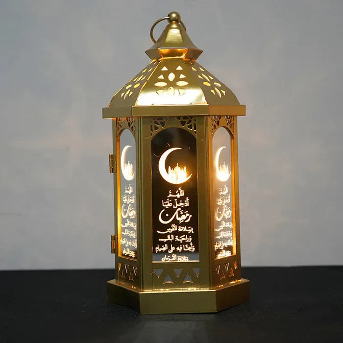 Glowara Noor – Warme feestlantaarn op zonne-nergie met retro design en LED-verlichting