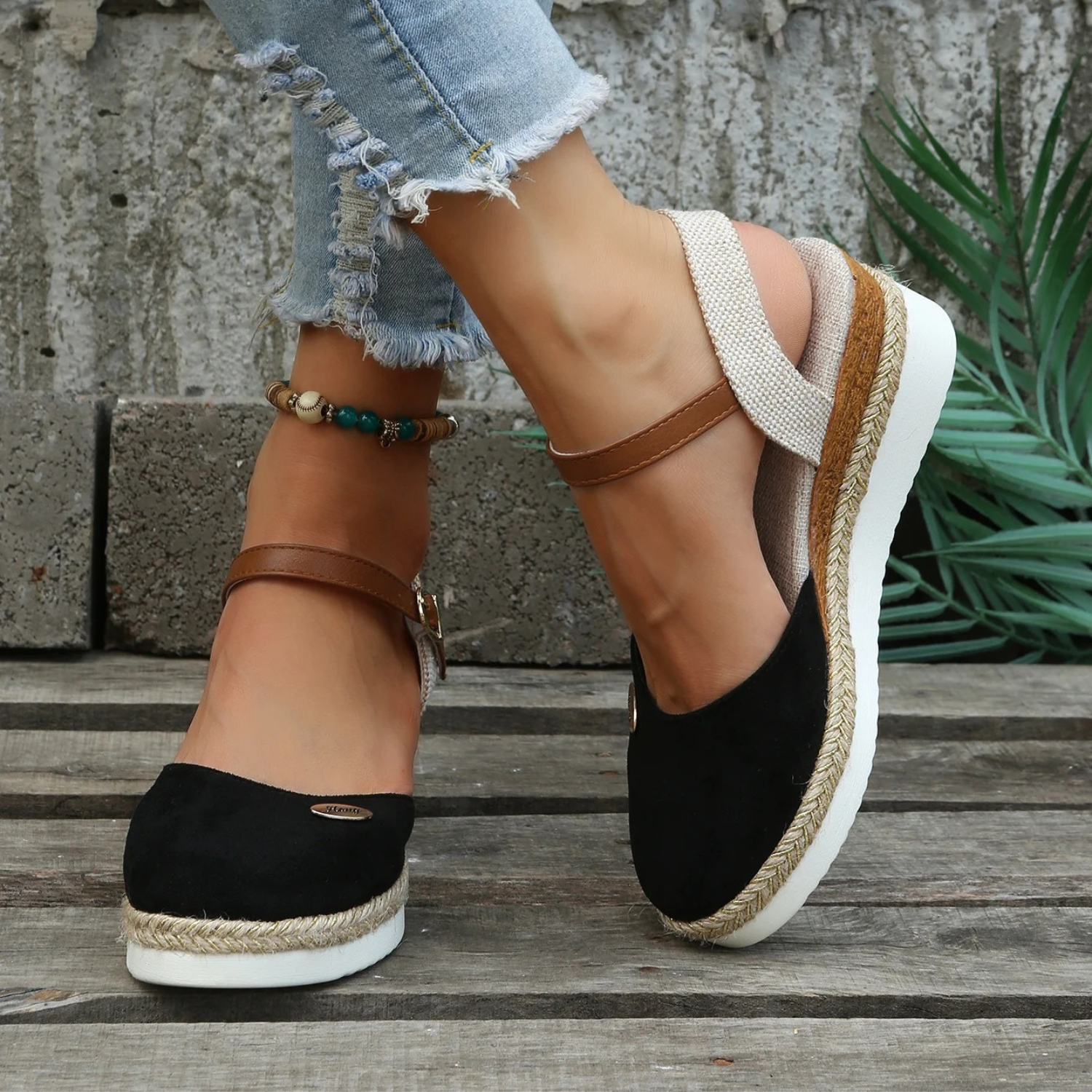 Bohemian dames sandalen met handgemaakte details en flexibele zool – Maraluna Soléa - Glamorix