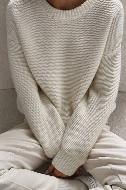 EVERDAY CLASSIC - Klassieke Pullover met Ronde Hals voor Dagelijks Gebruik