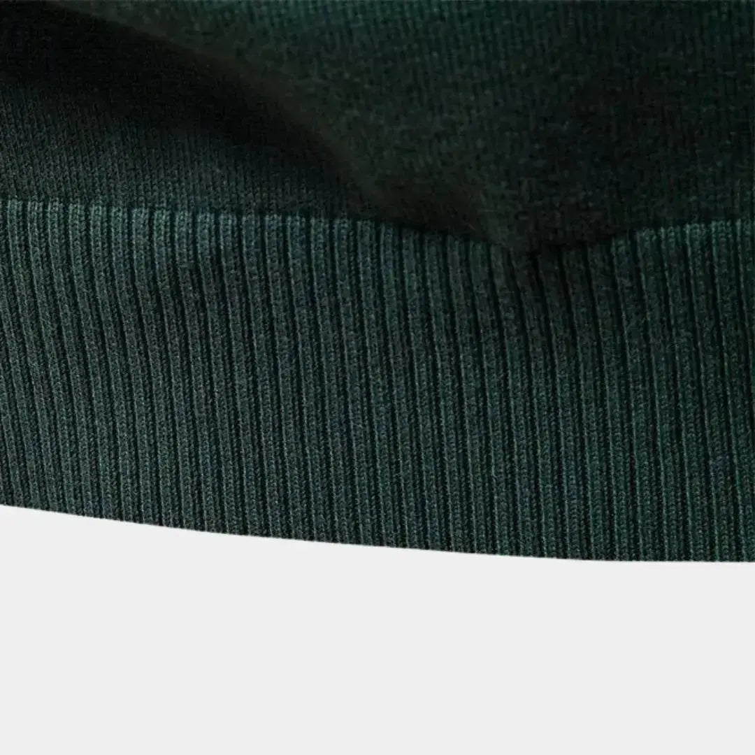 FINN – Slim fit herentrui met halve rits en moderne klasse