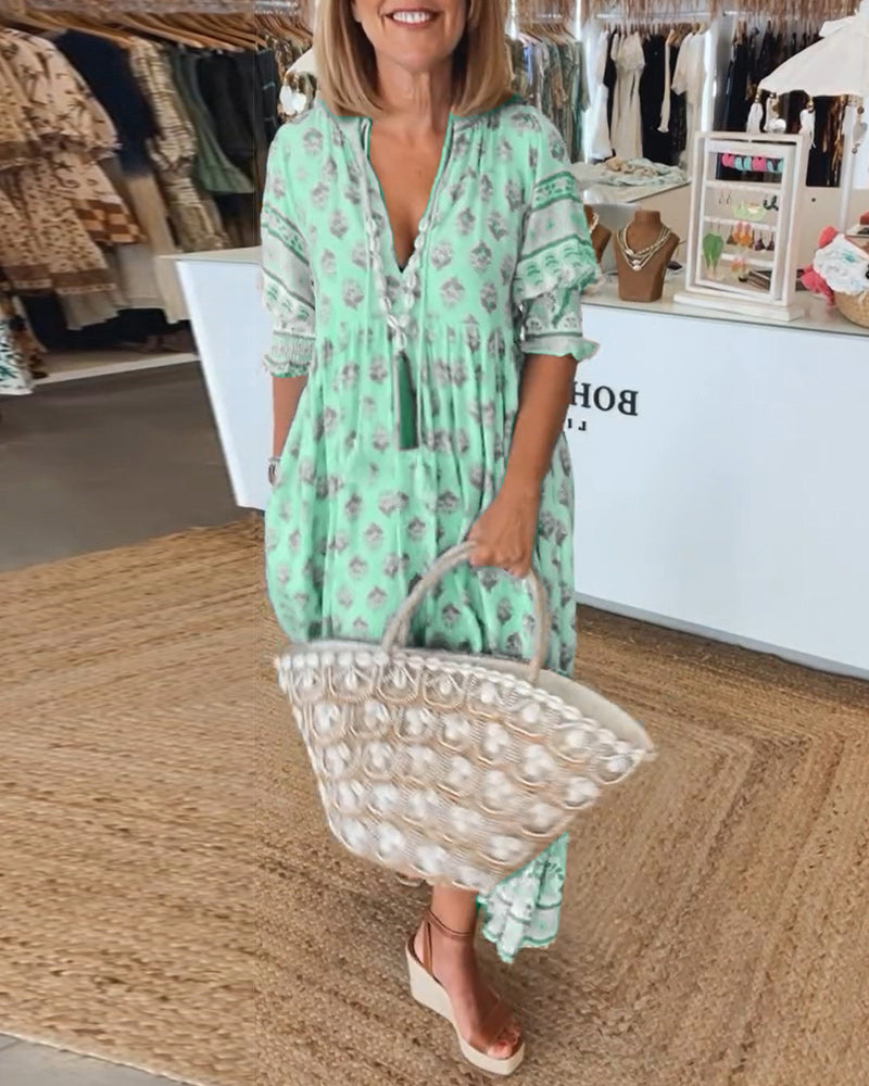 ZenyaFlair – Bohemian laagjesjurk met luchtige charme en vrije spirit