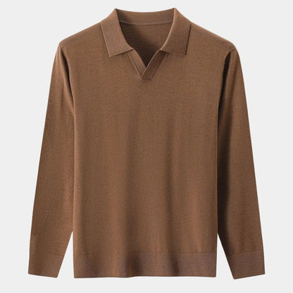 JULES – Comfortabele herentrui met V-hals en tijdloze stijl