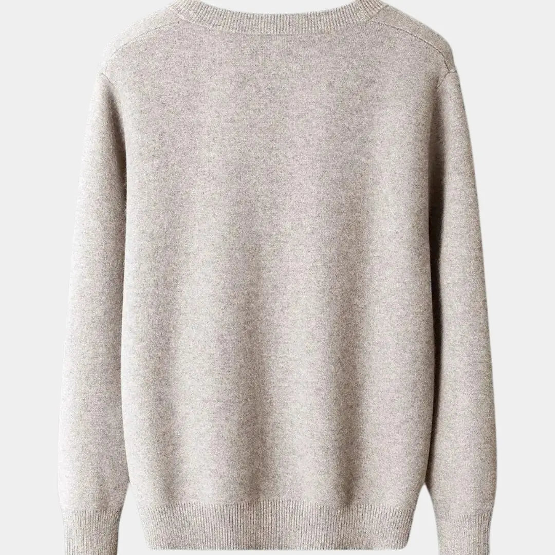 MAREN – Gebreid herenvest met klassieke knoopsluiting