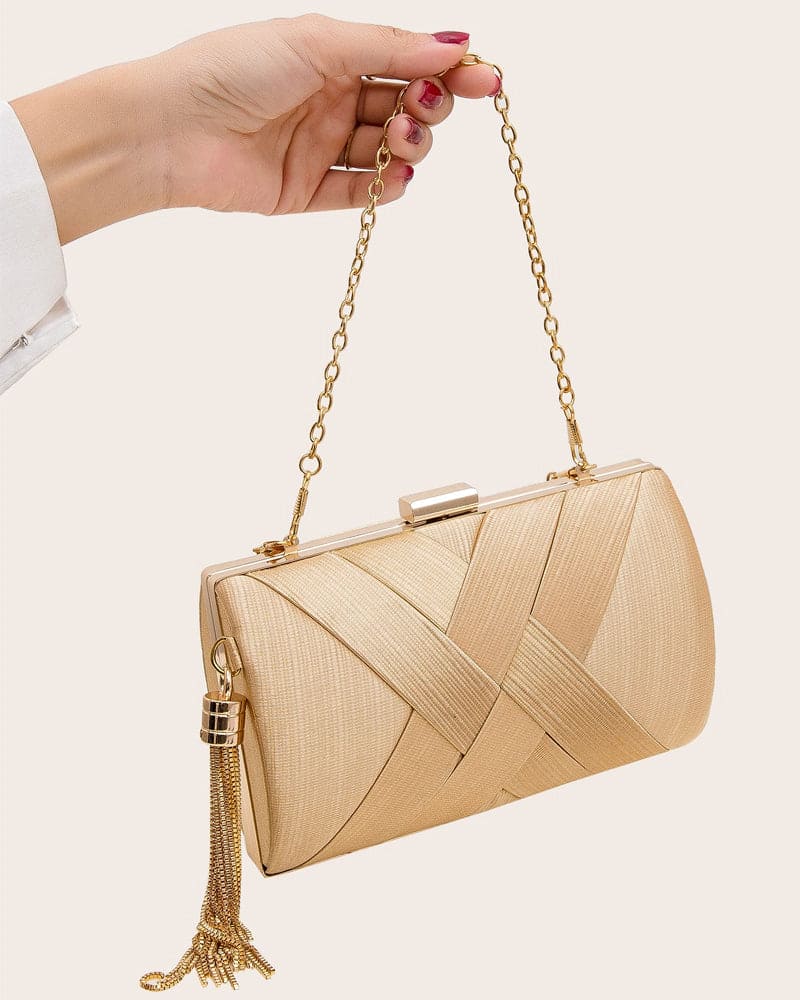 Moderne handtas met kwastje voor dames – Selora CharmTassel - Glamorix