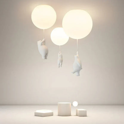BearBright – Kinder Plafondlamp met Beer en Ballon
