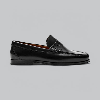 Herenschoenen met strakke belijning en tijdloze afwerking – ADRIANO LINEA - Glamorix