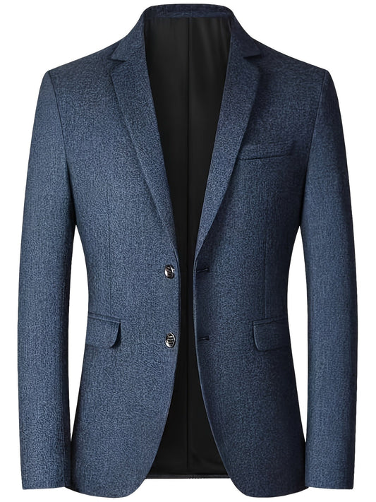 VICTOR - Getailleerde herenblazer met tweeknoopssluiting