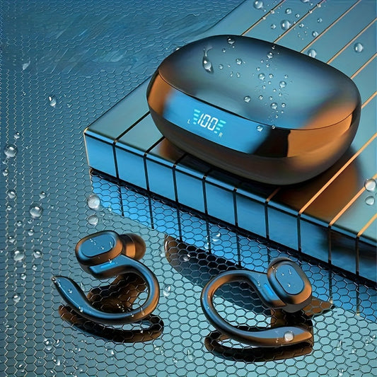 Waterdichte draadloze oordopjes met ergonomische pasvorm en touch control – SONIQFIT MotionBuds - Glamorix