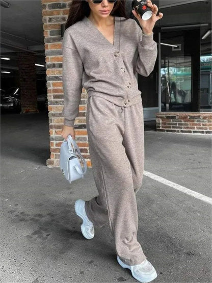 ISLA - Oversized dames lounge tweedelige set