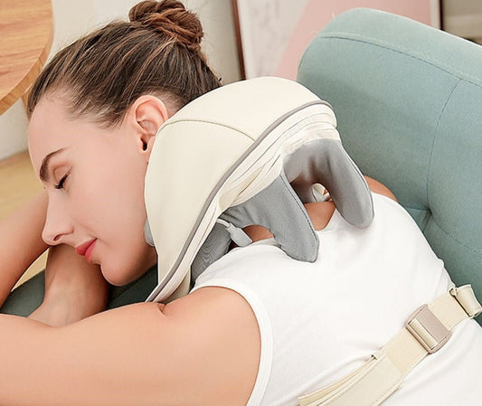 RelaxPro – Draagbare Nek- en Schoudermassager met Warmtefunctie