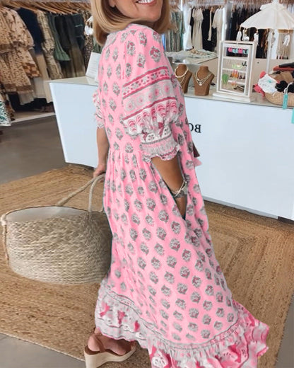 ZenyaFlair – Bohemian laagjesjurk met luchtige charme en vrije spirit