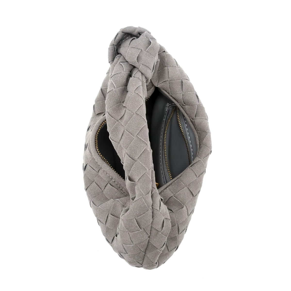 FLORENCE - Fluwelen handtas met chique geweven design