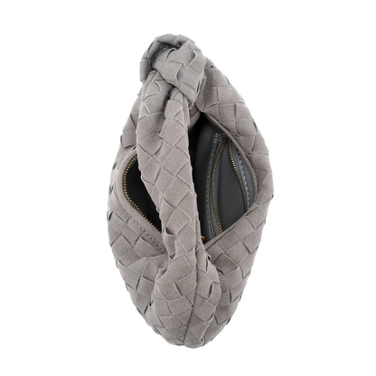 FLORENCE - Fluwelen handtas met chique geweven design