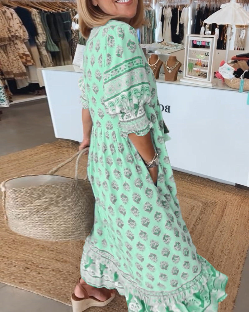 ZenyaFlair – Bohemian laagjesjurk met luchtige charme en vrije spirit