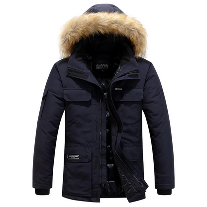 ARCTIC - Heren winterparka met Arctic Shield technologie en imitatiebont capuchon