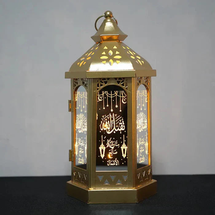 Glowara Noor – Warme feestlantaarn op zonne-nergie met retro design en LED-verlichting