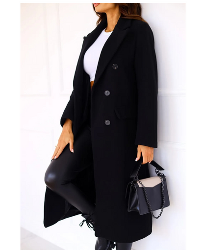 ELIZA - Oversized trenchcoat met dubbele knoopsluiting voor dames