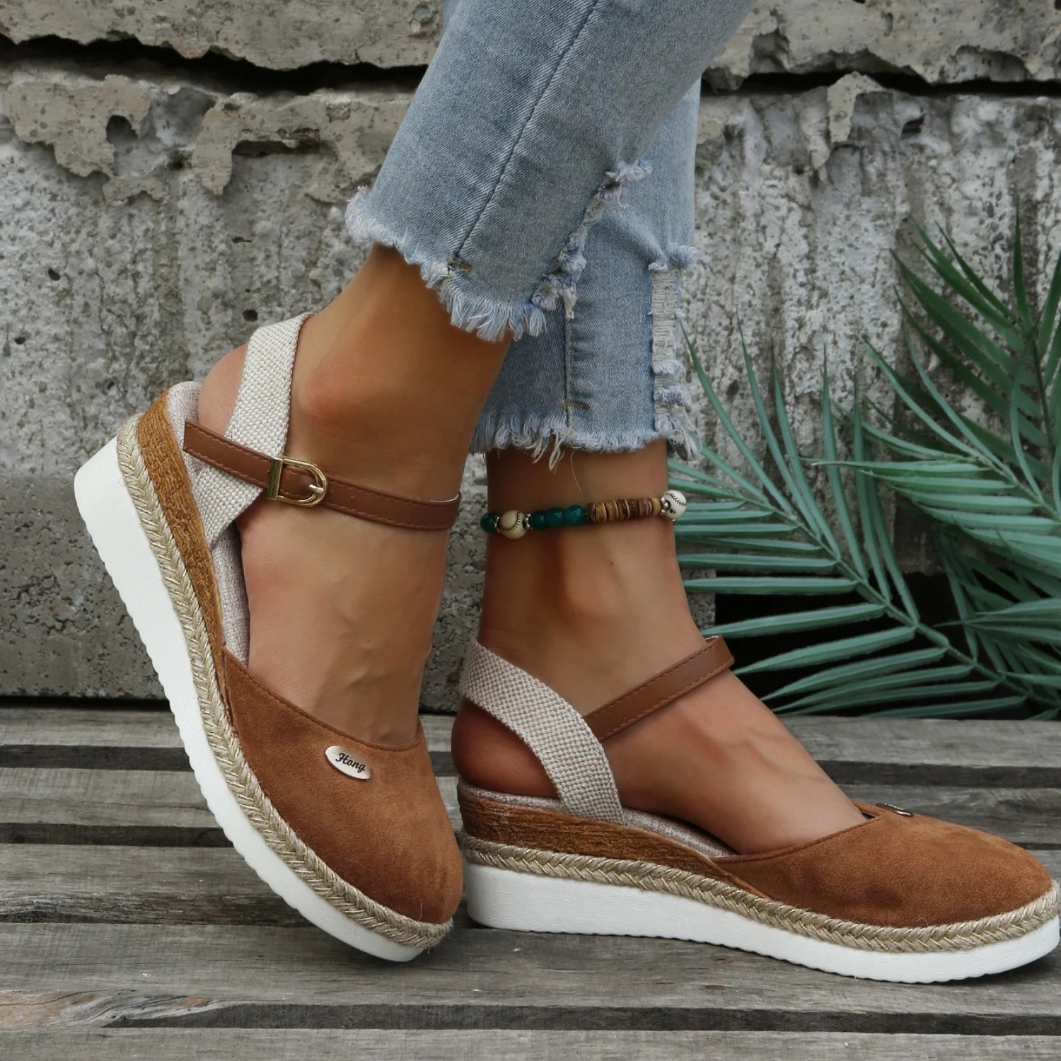 Bohemian dames sandalen met handgemaakte details en flexibele zool – Maraluna Soléa - Glamorix