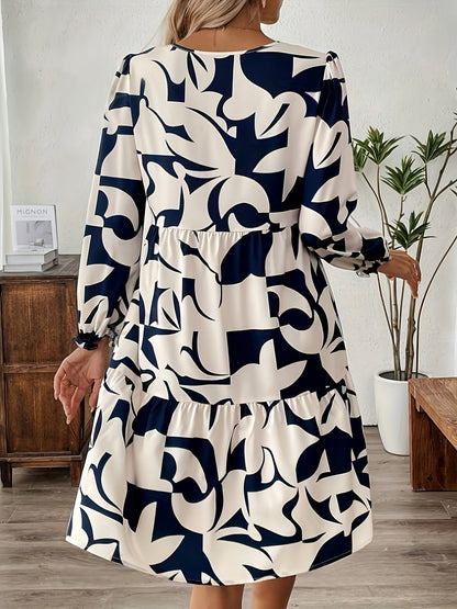 Zomerse Maxi Jurk met Speelse Ruffles voor Dames - LUNA FLORAL - Glamorix