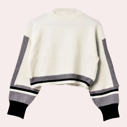 Zachte dames sweater top met relaxte pasvorm – SORELLA CozyTop - Glamorix