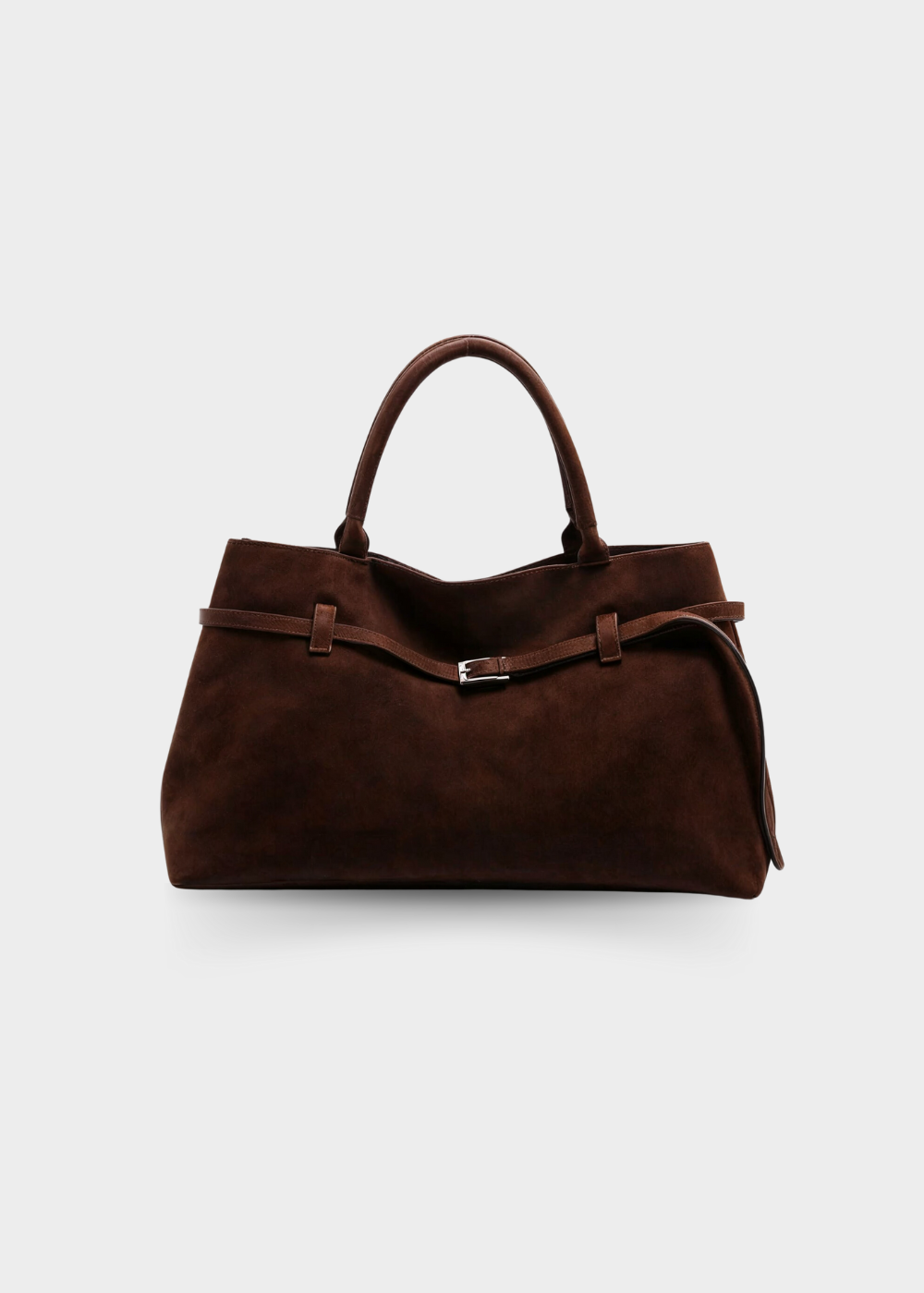 Luxe suède shopper met tijdloze elegantie – BYREL