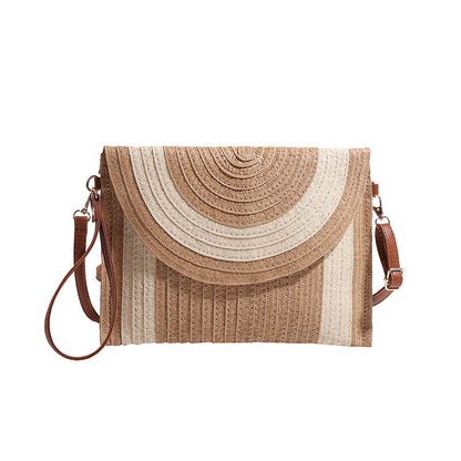 Handgemaakte geweven strandtas voor dames – Solenya BeachWeave - Glamorix