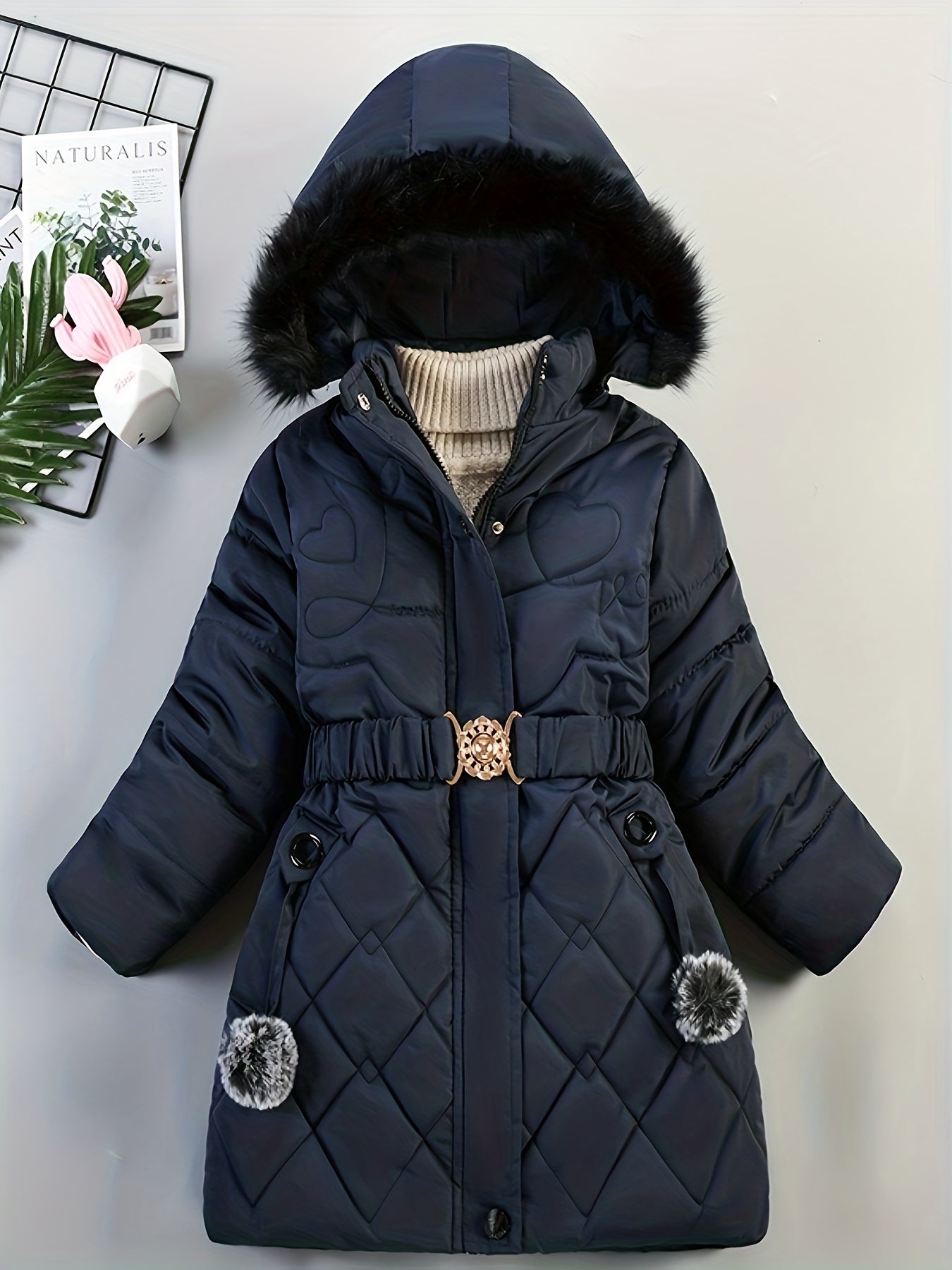 LUNA - Winterjas met capuchon voor meisjes
