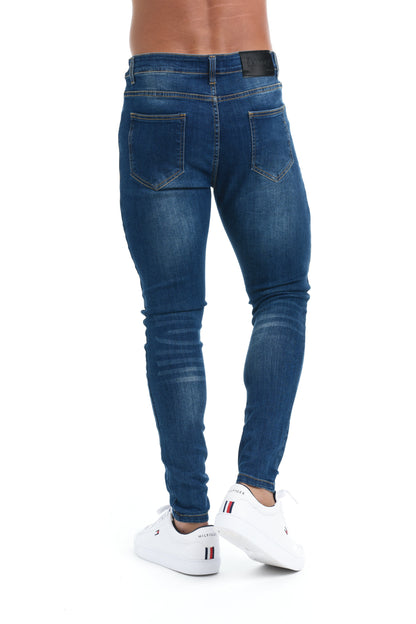 FELIX - Klassieke skinny jeans met vervaagde wassing