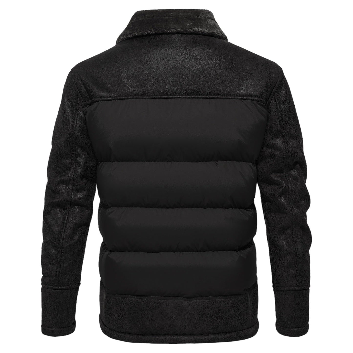 NOVA – Casual heren pufferjack met fleecevoering voor ultieme warmte en stijl