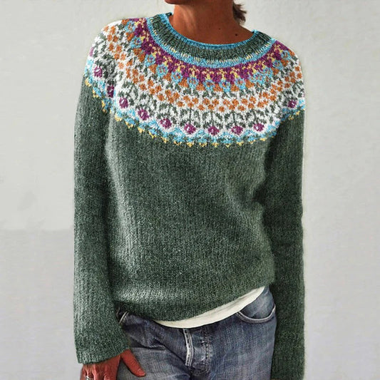 FAYE - Dames trui met breipatroon