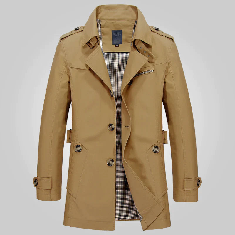 JULIAN - Elegante trenchcoat voor heren