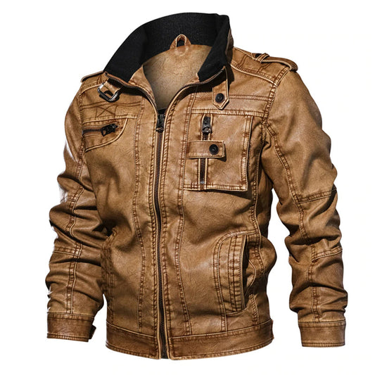 LUCIO - Vintage herenjack met een stoere uitstraling
