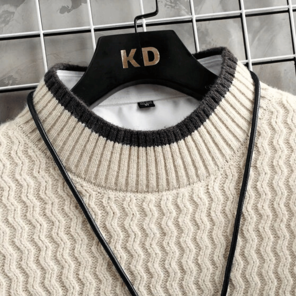 CHUNKY KNIT - Heren casual gebreide trui, warm en stijlvol voor elk seizoen