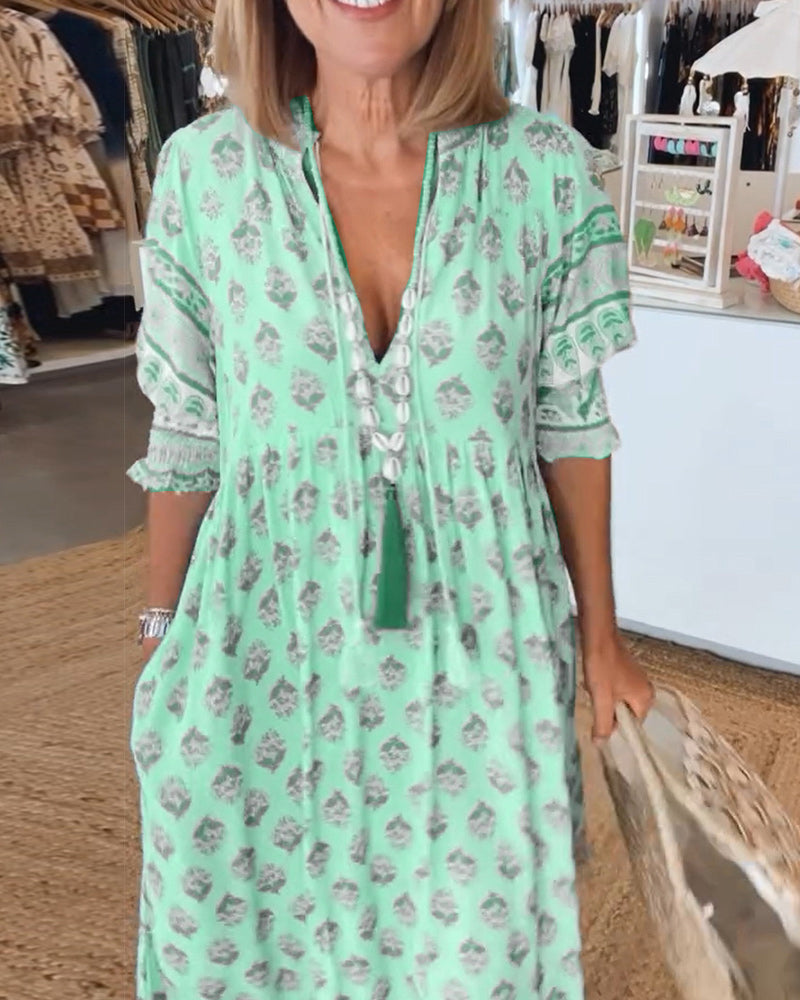 ZenyaFlair – Bohemian laagjesjurk met luchtige charme en vrije spirit