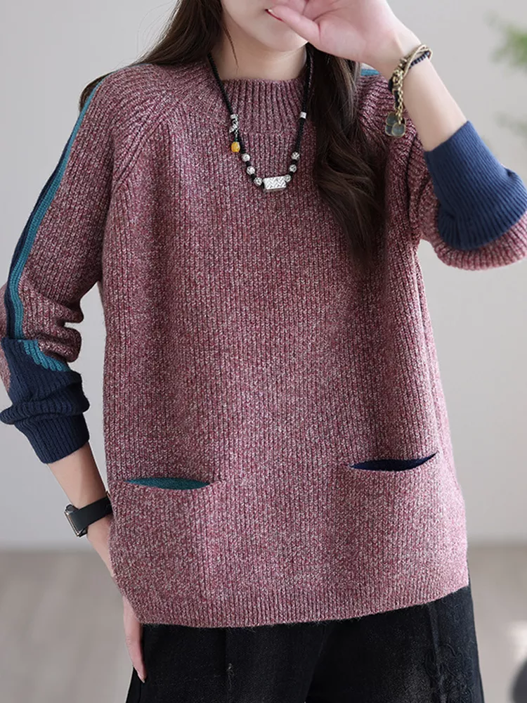 TRENDRELAX - Trendbewuste Oversized Pullover met Zakken