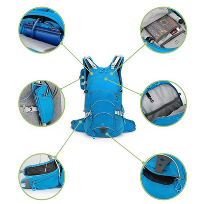 Waterdichte en lichtgewicht dagrugzak van 20L voor outdoor en dagelijks gebruik – HYDROX TrailGuard - Glamorix