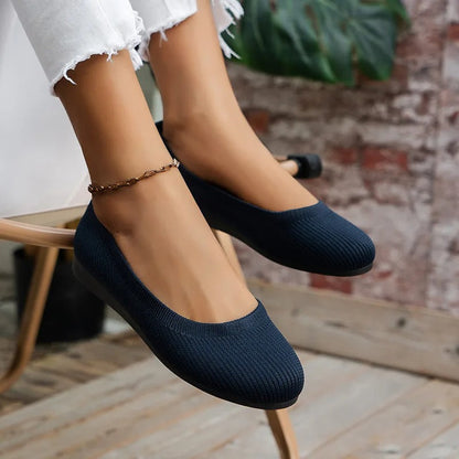 Ademende Antislip Dames Instappers met Stijlvolle Paris Look – ÉLAVINE