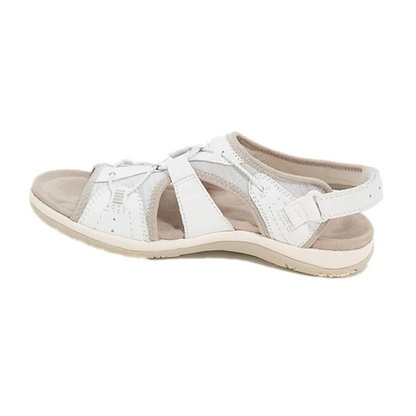 Elegante dames sandalen met zachte zool en stikseldetail – Liora SoftStep - Glamorix