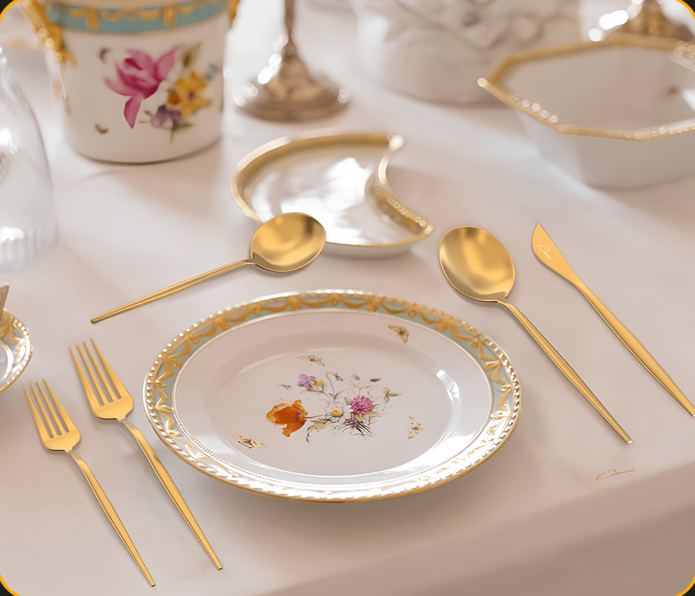 GOLDENSHINE - Luxe 20-delige bestekset