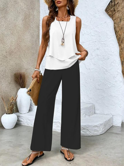 Elegante 2-delige zomerset met chique flair – AMARESSA